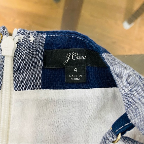 Jcrew large gingham prints jumpsuit - Picture 9 of 10